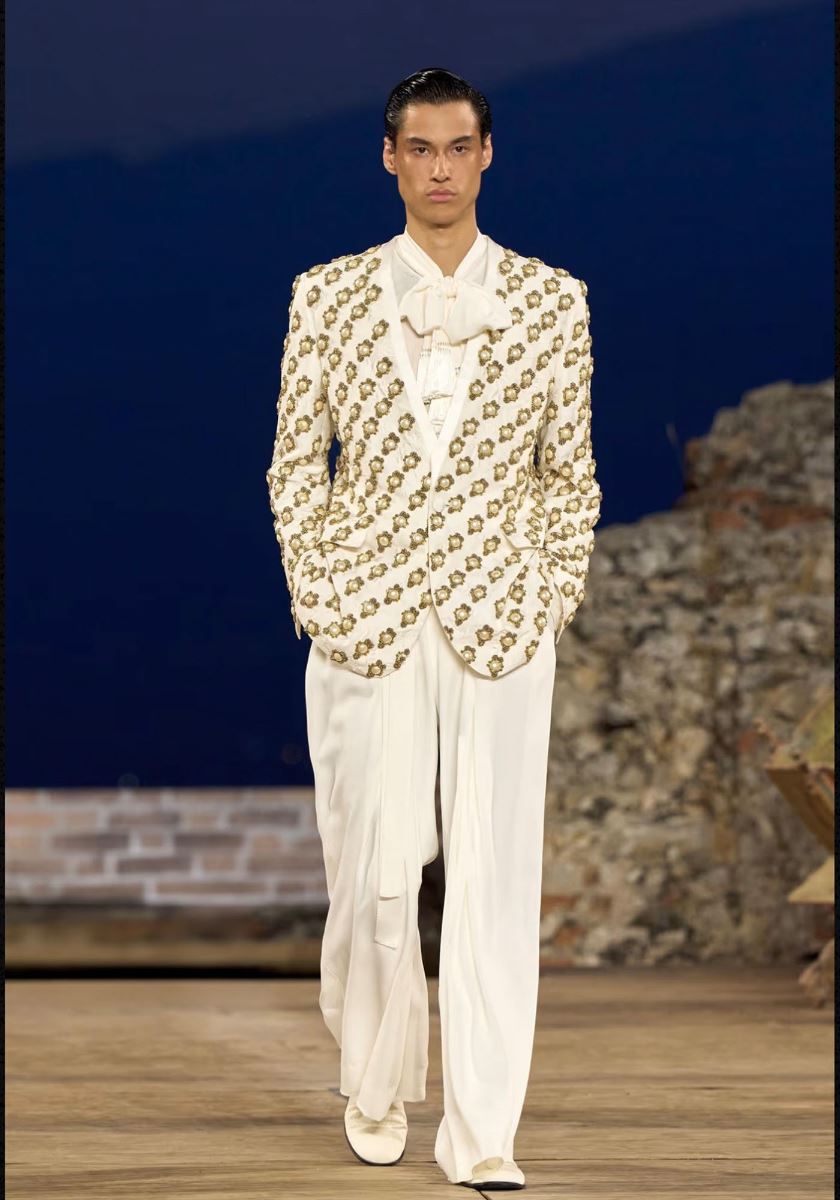 news image - Dolce & Gabbana Alta Sartoria 2026 Show Taormina Casting Director Domenico giandinoto hair Guido Palau make up Pat mc grath