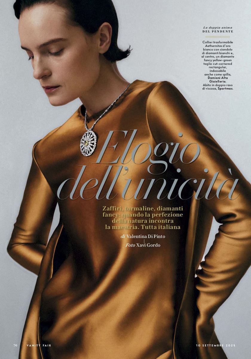 news image - Vanity Fair Italia by Xavi Gordo Stylist Valentina di Pinto