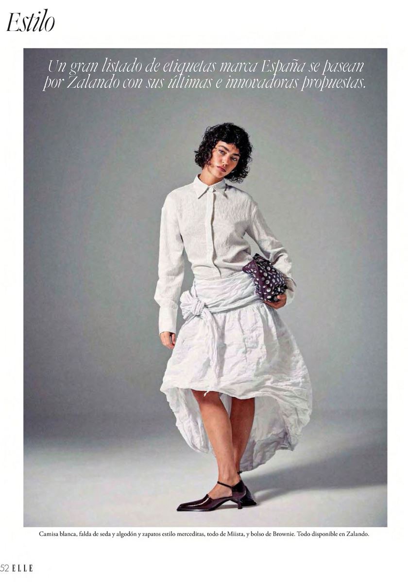 news image - ELLE Spain OCT 2025 by Pablo Sarabia / Fashion Editor Laura Somoza / Stylist Tam Vekic / Hair Makeup Yos Baute